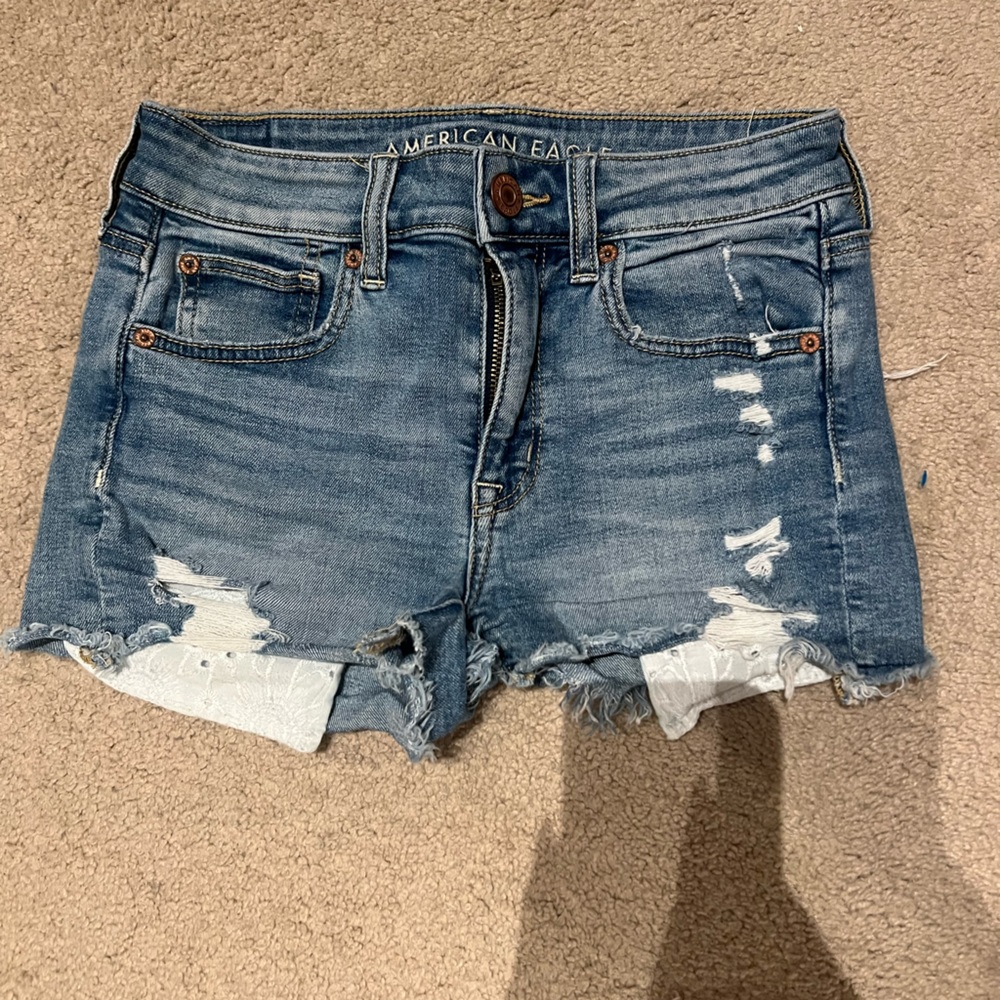 American eagle jean shorts